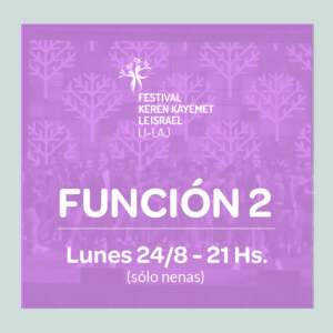 Entrada para el Lunes 24 de Agosto 21hs (solo nenas)